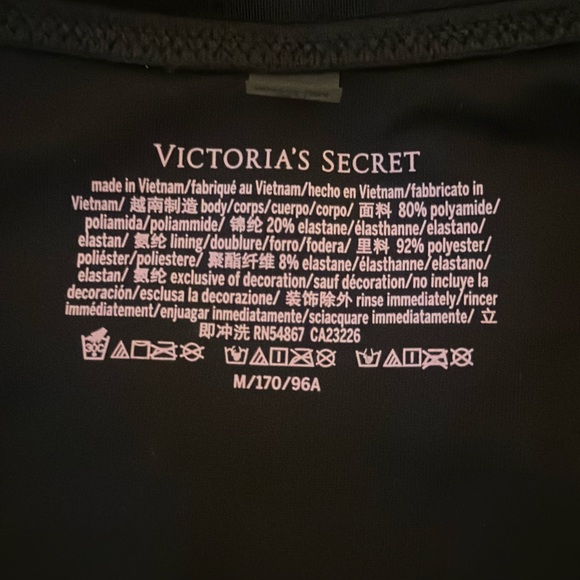 NWOT—VS Shine Strap Plunge Swimsuit/bodysuit. Bling! Perfect w/jeans - Picture 6 of 6